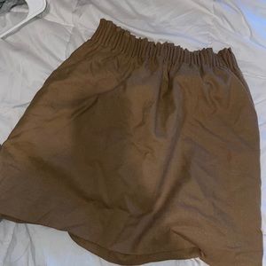 Jcrew wool skirt in tan